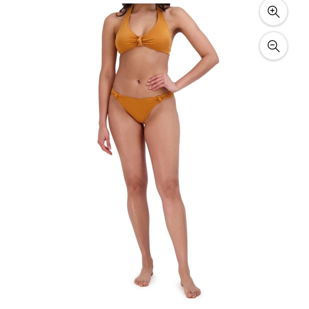 BCBG Knotted scoop Bikini set